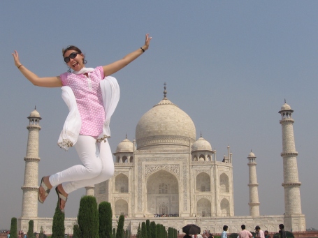 Anca Onuta and Taj Mahal, India